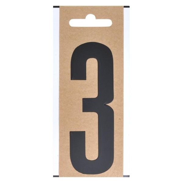 Etiket "3" 10 cm