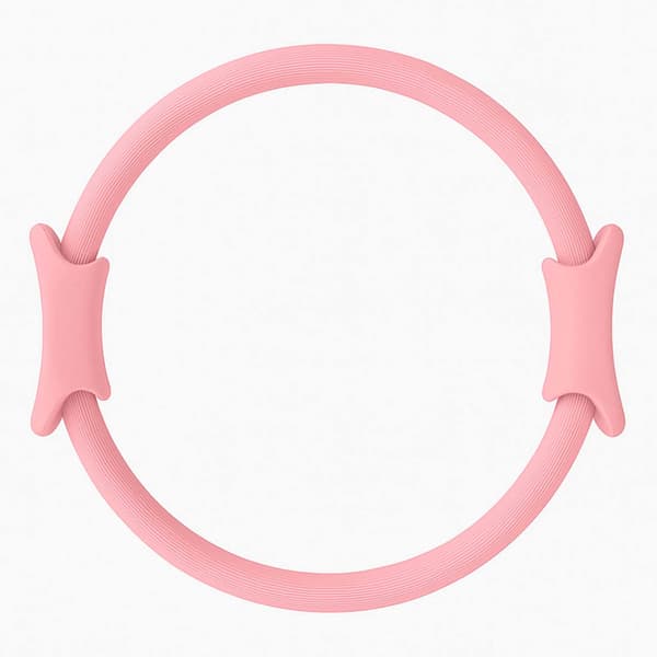 Pilatesring – Rosa, Lätt, 14-tums diameter