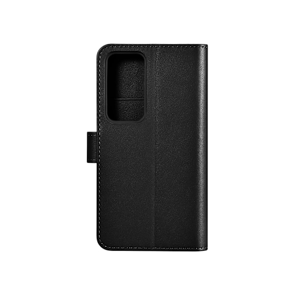 Plånboksfodral i läder till Samsung Galaxy S23+ Plånboksfodral, svart