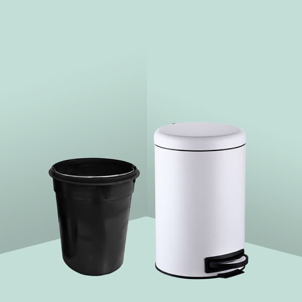 12L Step Bin med indvendig spand – Soft-Close låg