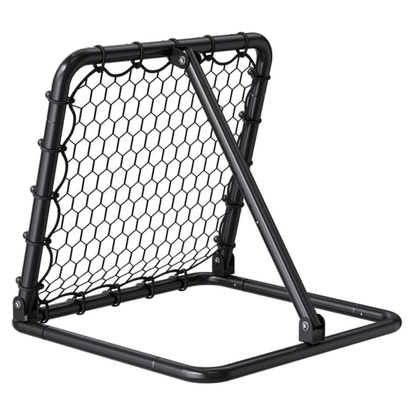 Fodboldreboundernet 34x34 tommer, justerbar vinkel, foldbar