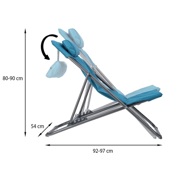 Campingstol, foldbar, let, bærbar