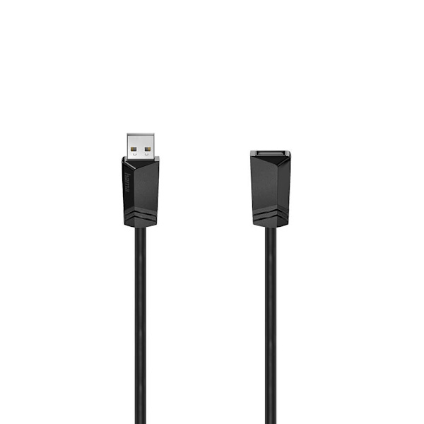 HAMA-kaapeli USB 2.0 -laajennus 480 Mbit/s 5,0 m Musta
