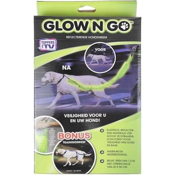 Glo N Go - Refective koiran talutushihna