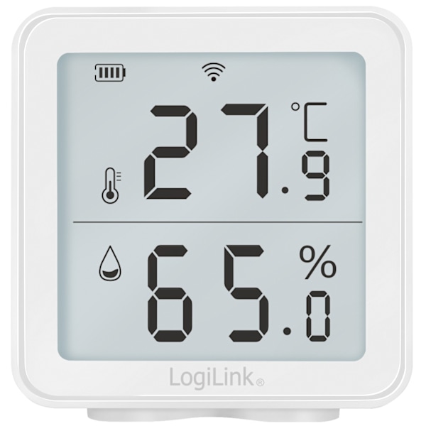 Smart temperatur- og fugtsensor Wifi Tuya