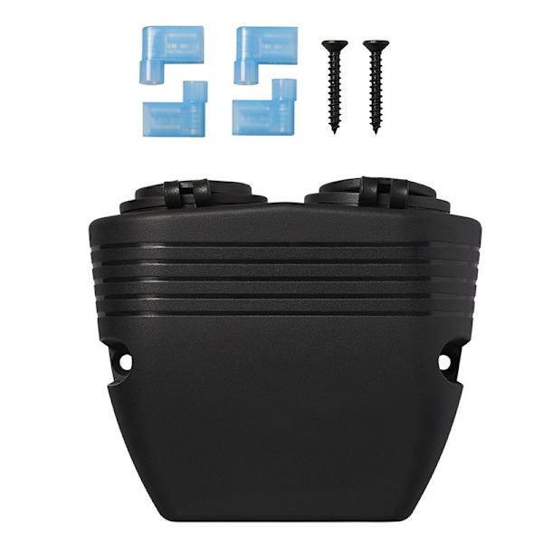 Pinta-asennussarja: pistoke DIN + USB-portti kaksoistyyppi A 2x2