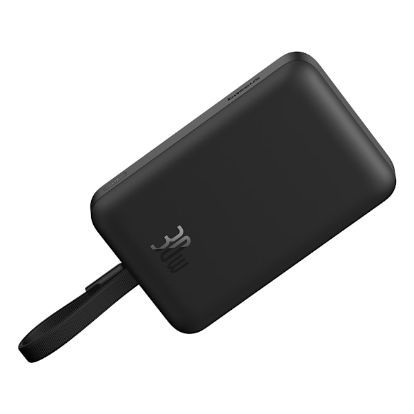 Mini Powerbank MagSafe 10000mAh 30W med USB-C kabel 0,3m sort
