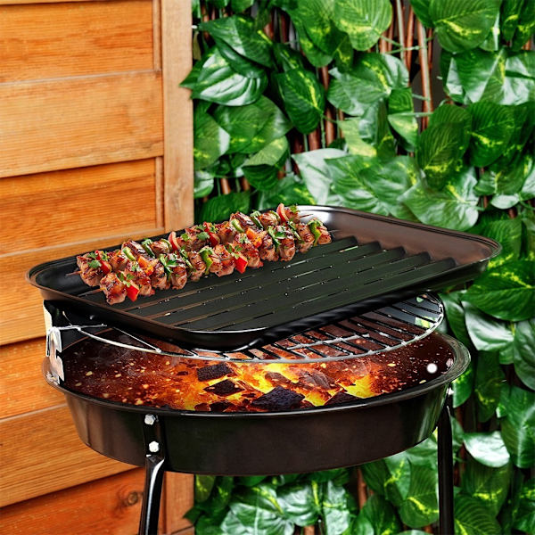 Perforerad Grillplåt med Non-Stick för Miljövänlig Grillning
