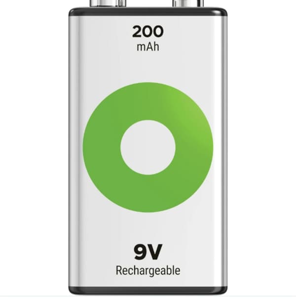 GP Recyko 9V batteri, 200mAh, 1-pak