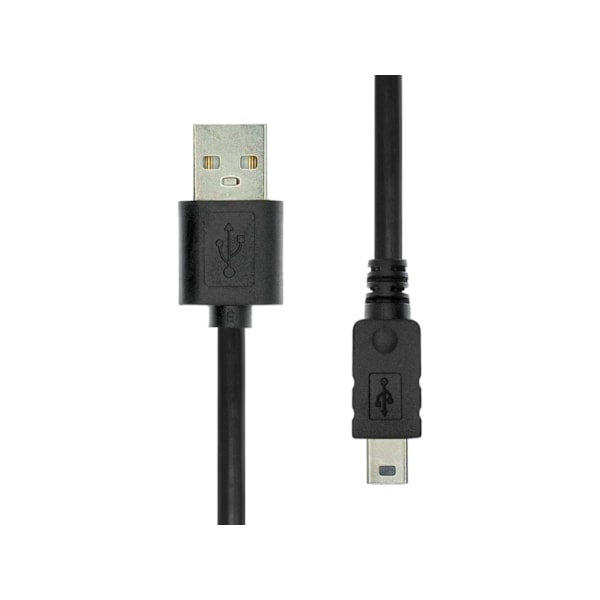 USB 2.0 A to Mini B 5P M/M Black 0.5M