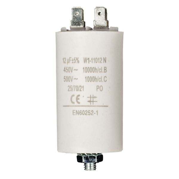 Kondensator 450V + Jordet 12.0uf / 450 v + Aarde