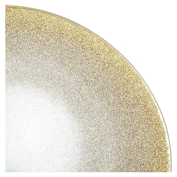 Stander til dekorative lyskompositioner, spejlglas, glitter, 20 cm
