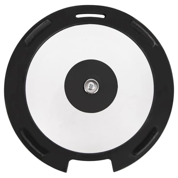 21 cm glaslåg med silikonekant og dampudluftning