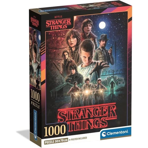 Stranger Things 1000-brikkers puslespil til fans og samlere