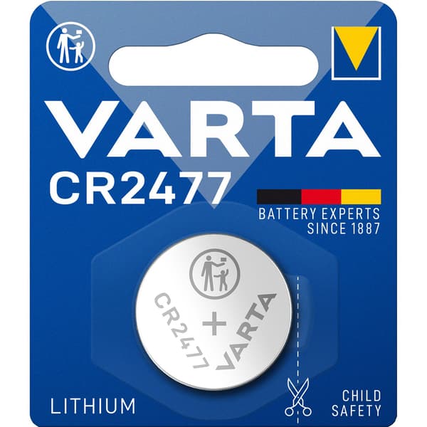 CR2477 3V litiumknappcellsbatteri, 1-pack