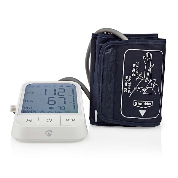 SmartLife Verenpainemittari | Käsi | Bluetooth | LCD-näyttö | 22 - 42 cm | Epäsäännöllisen sydämenlyönnin havaitseminen / Mansetin käytön tunnistus /