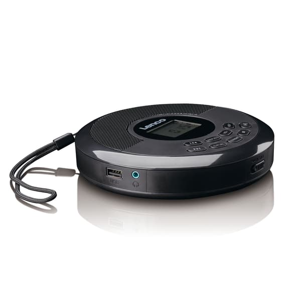 Bluetooth Discman med indbyggede højttalere og USB-afspilning