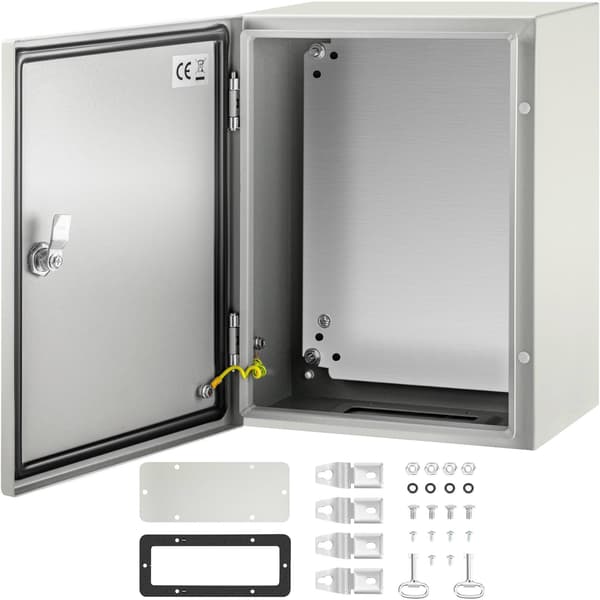NEMA 4X stålelkapsling 40x30x20 cm, IP66