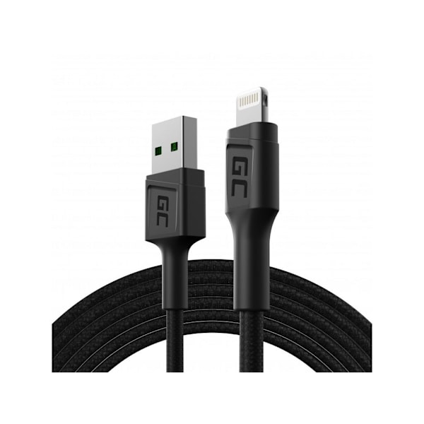Green Cell-kabel PowerStream USB-A - Lightning 2m QC Apple 2.4A