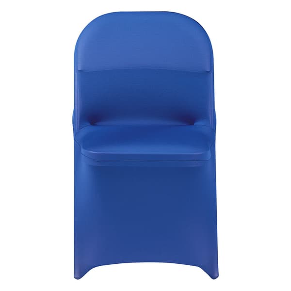 Stolsöverdrag, 50-pack blå stretchig polyester spandex
