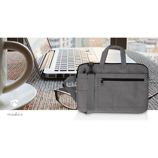 Notebook taske | 15 - 16 " | Bærestrop | 8 Rum | 30 mm | 285 mm | 410 mm | Polyester