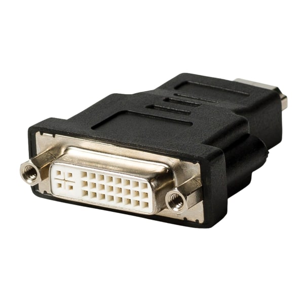 High Speed HDMI Ethernet Sovitin HDMI-Liitin - DVI-D 24 + 1-Pin Naaras Musta