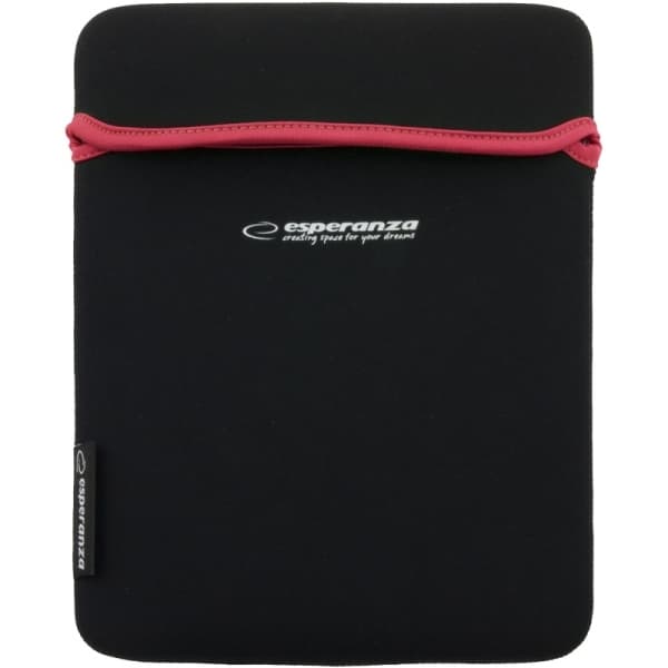 Esperanza neopreenipussi tabletille 9,7" Et172R musta/punainen
