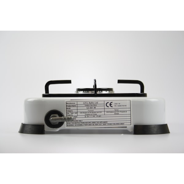 Enkelring gashäll, vit GS 001 W
