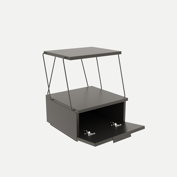 Nattduksbord Tekoba - Antracit