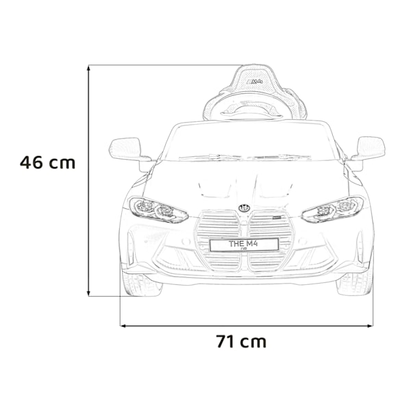 12V barnbil med fjärrkontroll, LED-lampor, MP3, Bluetooth