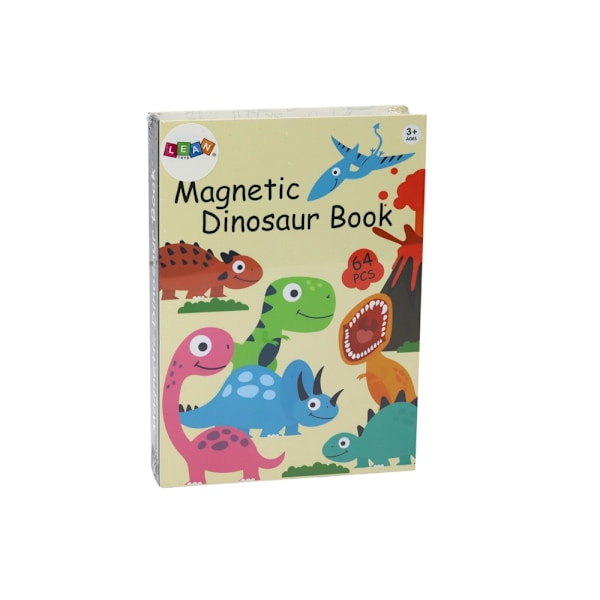 Magnetic Dino Puzzle Book: Udforsk forhistoriske verdener