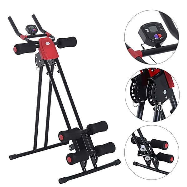 Abdominal Trainer Back Trainer Home Trainer -Kuntolaite Lihasten Treenaajan Led-Näytöllä
