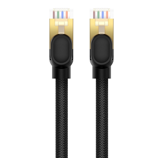 RJ45 Ethernet High Speed ​​Cat.8 40Gbps LAN LAN kaapeli 5m musta