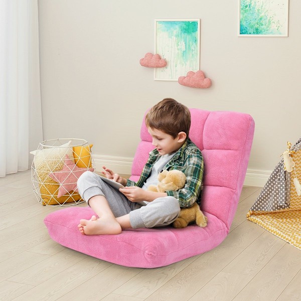 Lattiatuoli Taitettava Lazy Sohva Lazy Tatami Lattiatyyny musta/harmaa/kahvinpunainen