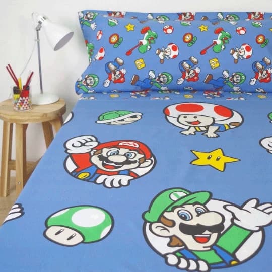 Super Mario Bros sengetøjssæt 90 cm