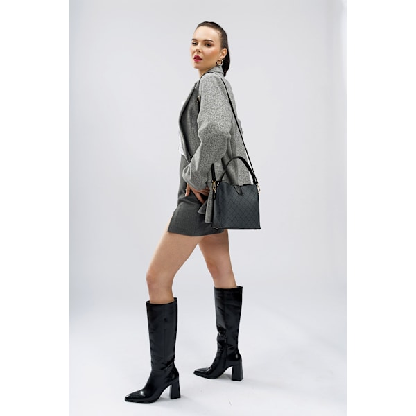 Bucket Bag 328 v2 - Grå, Sort