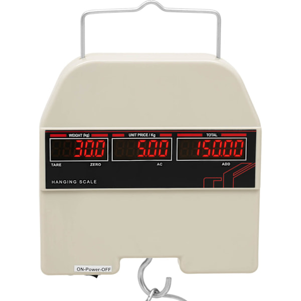 LED butikshängvåg 30 kg / 0,005 kg