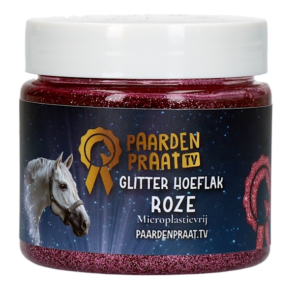 Paardenpraat TV Glitter Hoof Polish Pink