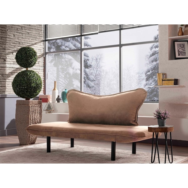 2-sæders sovesofa Chatto - lysebrun
