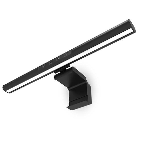 Monitorljusfält | 40 cm | Dimbar | LED | Pekkontroll | ABS/aluminium