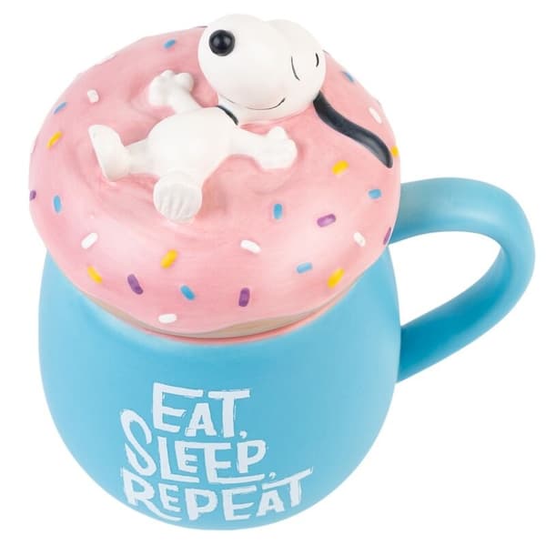 3D-muki, 500 ml:n tilavuus, Eat Sleep Repeat Design