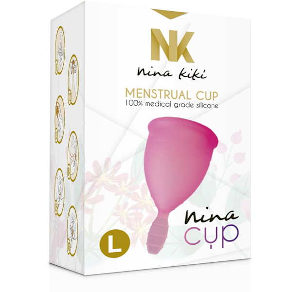Nina Kikã - Kuukautiskuppi Pinkki - Koko L