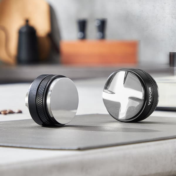 Espressofordeler og tamper, 53 mm, justerbar