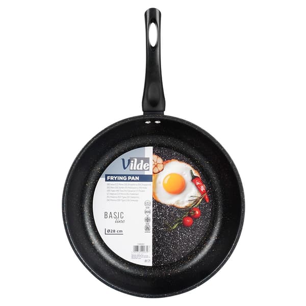 Deep Granit Stegepande, 28 cm, 3 L Kapacitet