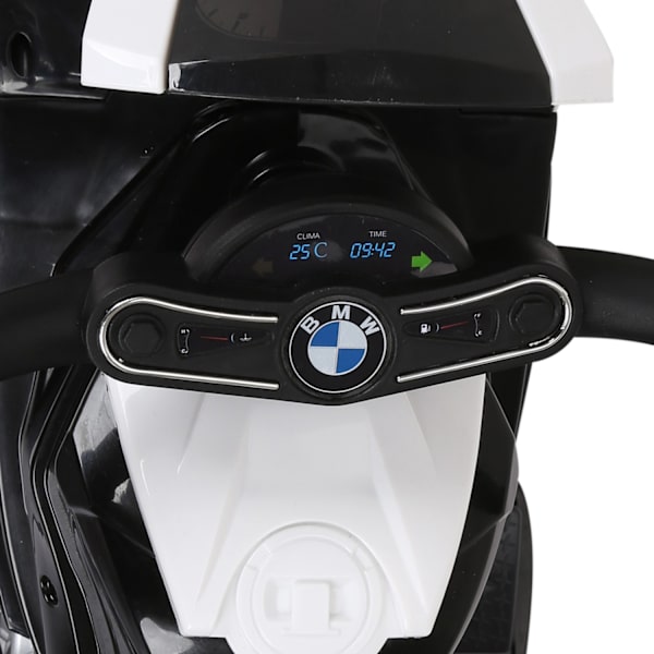 Bmw S1000Rr Lisensoitu Sähkökäyttöinen Lasten Moottoripyörä Lasten Ajoneuvo Akulla, Kolmipyörä, Teräs, Musta, 66X37X44 Cm