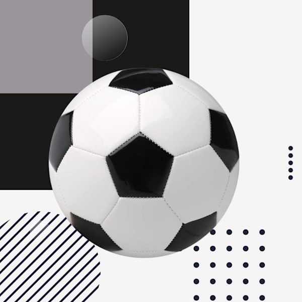 Fodbold størrelse 5 – Holdbar, alsidig til alle overflader