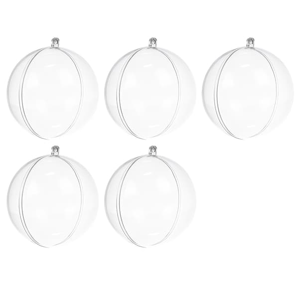 Transparenta kulor 10 cm - set om 5 Ruhhy 22276