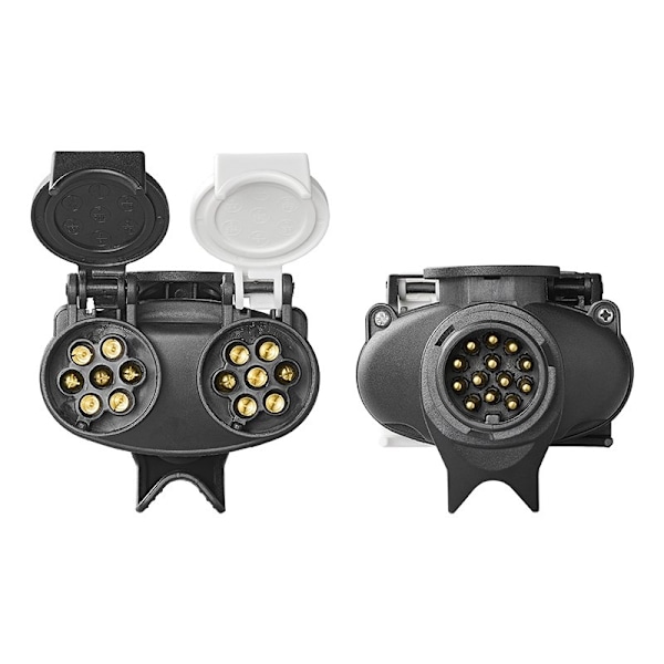 Adapter fra 13 til 2x 7-benet type N & S