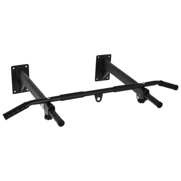 Pull-Up Bar Vægmontering Pull Up Bar, Vandret Stang Med Øjer Til Boksesæk, Stål, Sort, 93,5X65X17 Cm