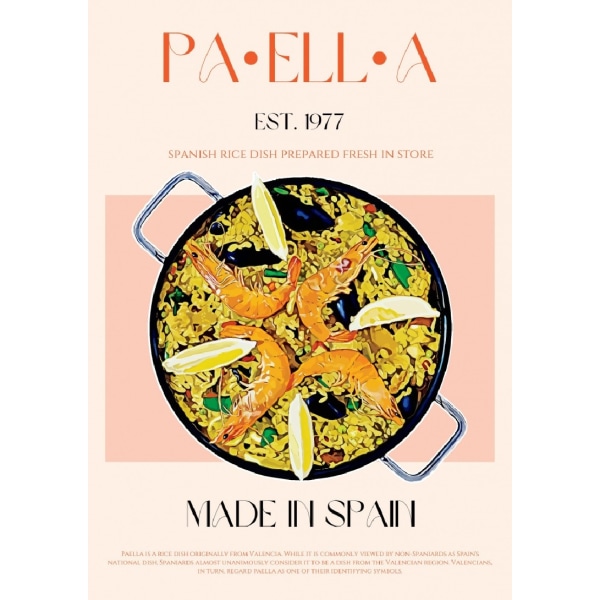Paella - 70x100 cm
